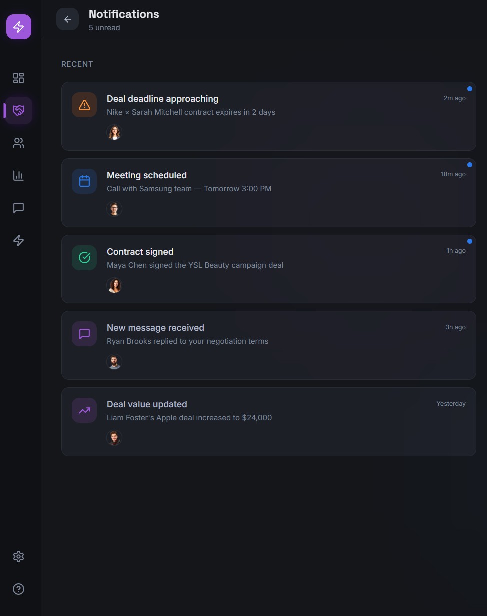 Content Calendar — Manage all your deliverables in one timeline